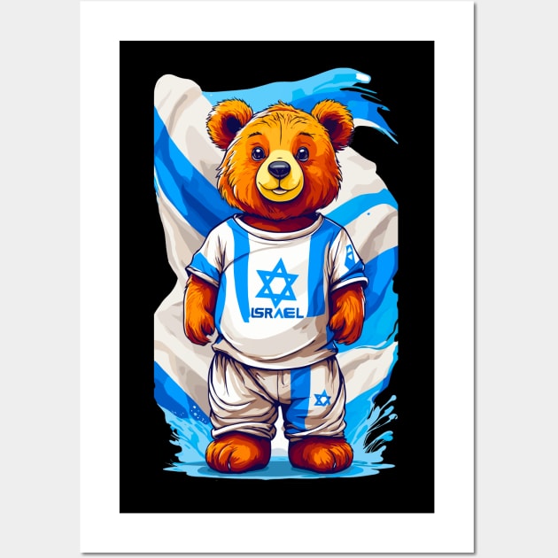 I stand with Israel - Pray for Israel Wall Art by DesginsDone